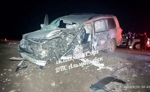 В Татарстане в аварии с КАМАЗом погиб водитель внедорожника