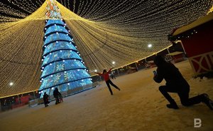 Исследование: каждый второй казанец доволен главной елкой в городе