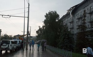 В Татарстане объявили штормовое предупреждение из-за надвигающихся ливней, града и грозы