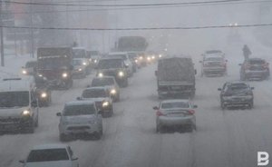 МЧС Татарстана предупредило о метели с ухудшением видимости до 500—1000 метров