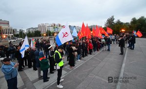 В казанском парке Победы прошел митинг в поддержку СВО — видео