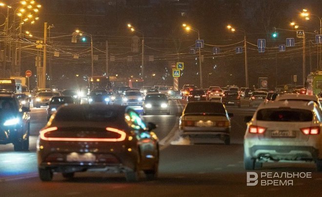Во вторник вечером пробки в Казани достигли 9 баллов