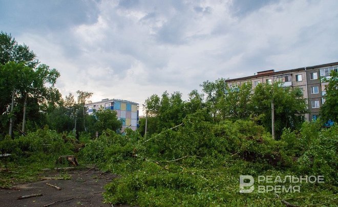 В Татарстане вновь ожидаются град, гроза и сильный ветер