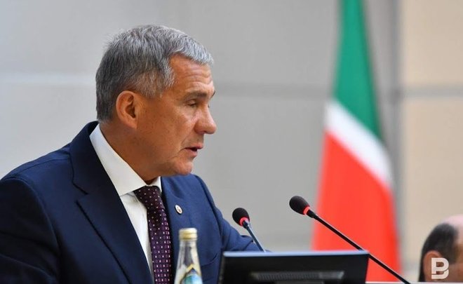 Минниханов принял участие в совещании Игоря Комарова по подготовке к Общероссийскому голосованию