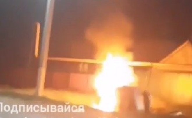 Соцсети: в Татарстане авто загорелось после ДТП с нетрезвым водителем