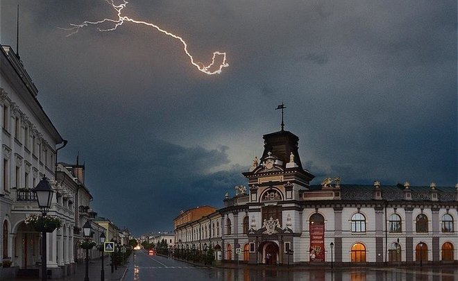 Синоптики предупредили о грозе, граде и тумане в Татарстане