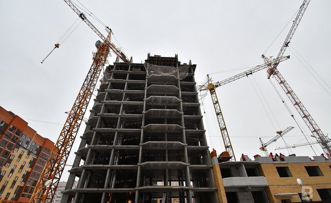 Объем строительства жилых и нежилых зданий в Татарстане сократился на 12,7%