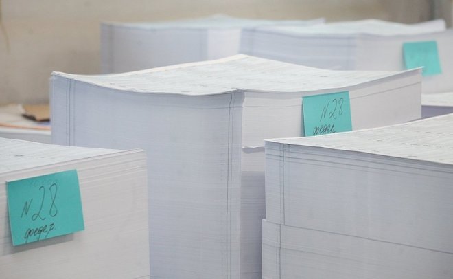 В Татарстане печатают бюллетени для голосования на выборах в Государственную думу — фото