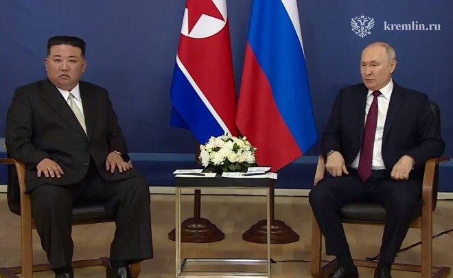 Владимир Путин и Ким Чен Ын завершили встречу