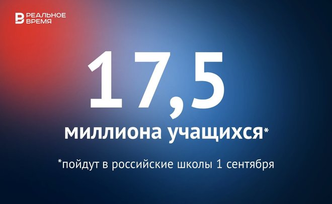 1 сентября в школы России пойдут 17,5 млн учеников — это много или мало?