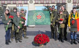 Нефтехимики приняли участие в церемонии открытия республиканской «Вахты Памяти»