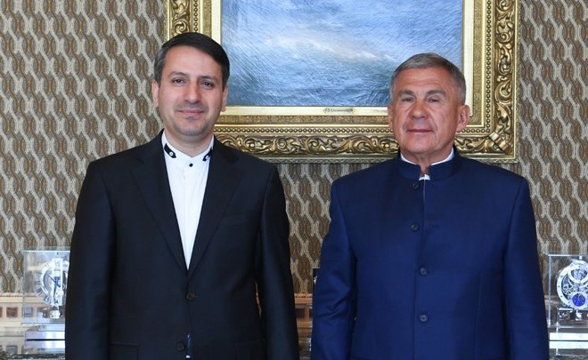 Раис Татарстана встретился с новым генконсулом Ирана в Казани