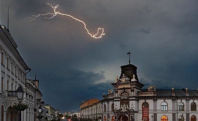 Завтра в Татарстане будет гроза, град и сильный ветер