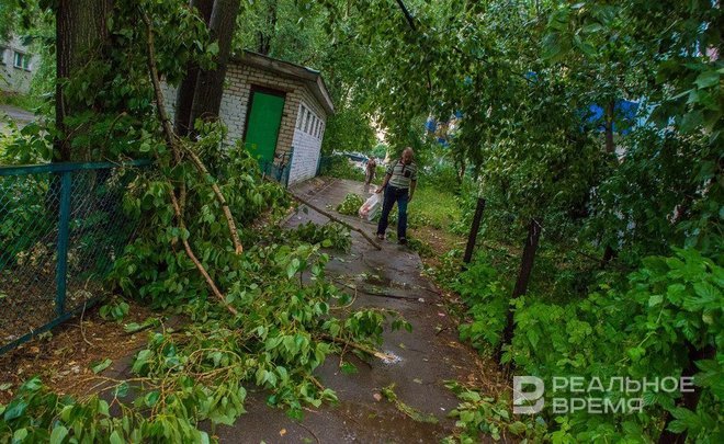 В Татарстане вновь ожидается гроза и сильный ветер
