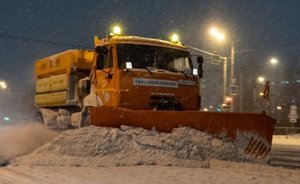 На дорогах Татарстана ограничили движение грузовиков из-за метели