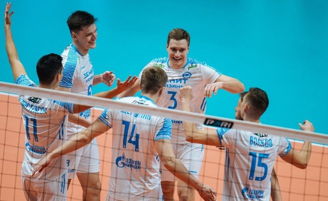 Волейболисты казанского «Зенита» разгромили красноярский «Енисей»