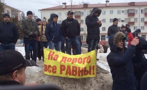 В Казани дальнобойщики вышли на митинг против повышения тарифов «Платона»
