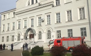 В главном здании КФУ МЧС отработало эвакуацию студентов в случае пожара — фото