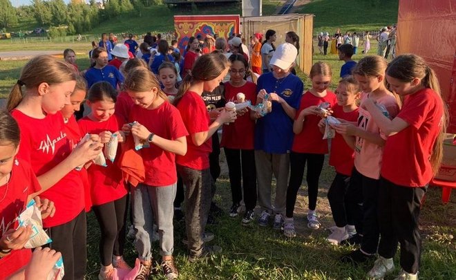 В Зеленодольске во Всемирный день мороженого дети получили 500 порций лакомства