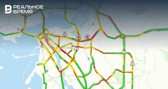 Казань пробки сейчас онлайн карта смотреть онлайн
