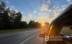В Лаишевском районе Татарстана образовалась 9-километровая пробка