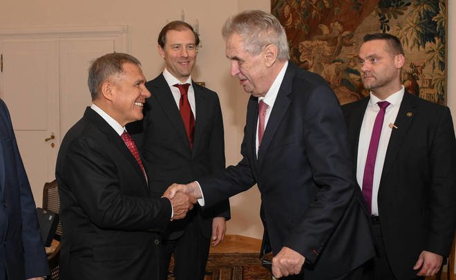 Минниханов пригласил президента Чехии в Татарстан