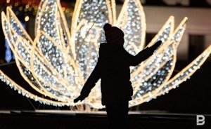 В Нижнекамске город начали украшать к Новому году