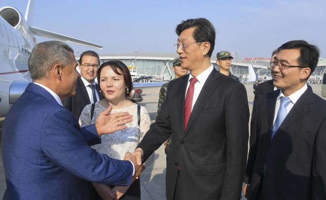 Минниханов прибыл с рабочим визитом в Китай