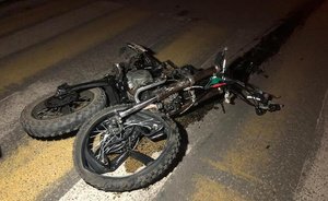 В Башкирии лоб в лоб столкнулись автомобиль и мотоцикл, оба водителя были без прав