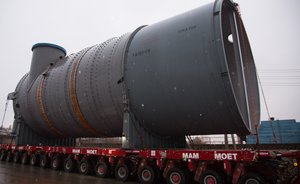 На этиленник «Нижнекамскнефтехима» доставили оборудование для факельной установки