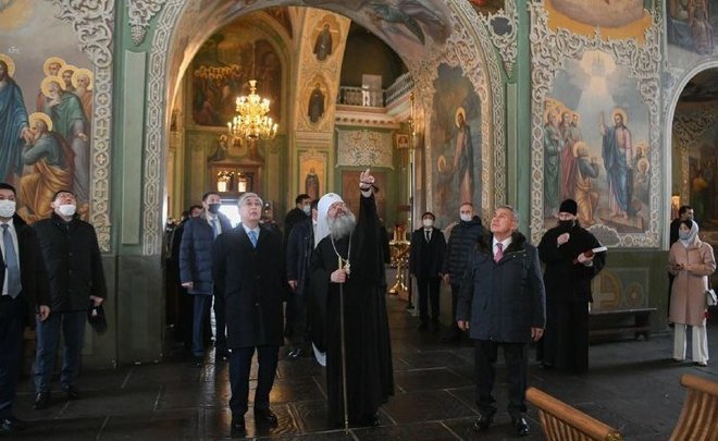 Президент Казахстана Касым-Жомарт Токаев посетил Казанский Кремль