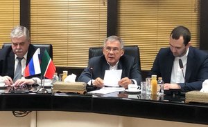 Рустам Минниханов встретился с министром промышленности, рудников и торговли Ирана