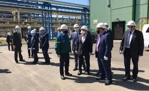 Рустам Минниханов осмотрел строящиеся заводы «Казаньоргсинтеза»