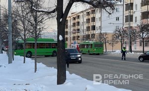 Из-за пожара в казанском отеле «Астория» изменили движение троллейбусов №6, 8, 12