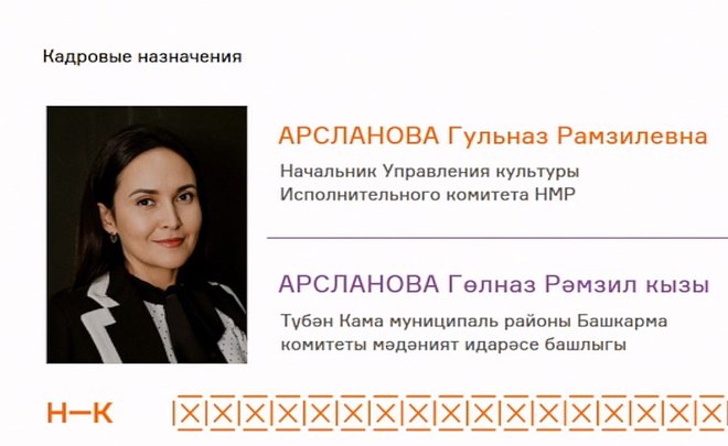 Рамиль Муллин представил нового начальника Управления культуры исполкома Нижнекамского района Татарстана