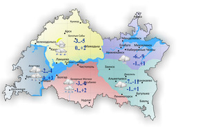 Синоптики Татарстана обещают снег и мокрый снег