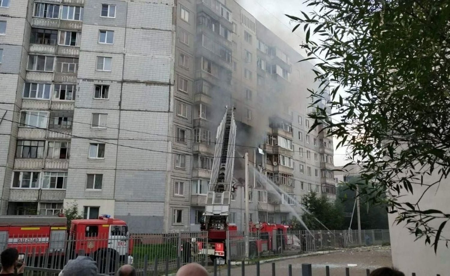 Взрыв газа в панельном доме