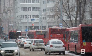 Самая большая пробка в Казани на прошедшей неделе растянулась на 5,1 километра