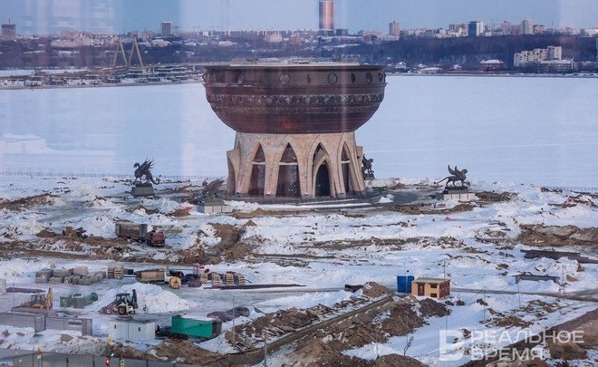 В новогодние праздники смотровую площадку казанской «Чаши» посетили более 15 тысяч человек