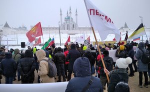 Митинг на площади Тысячелетия в Казани закончился