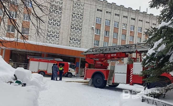 В Казани произошел пожар в Центральной клинической больнице №18