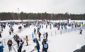 В Казани более 700 человек приняли участие в лыжном марафоне