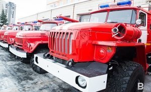 В Казани на стройке произошел пожар — пострадал один человек