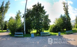 В казанском «Саду рыбака» установили основание для фонтана