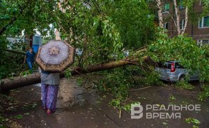 Татарстанцев предупредили о грозе и сильном ветре 13 июля