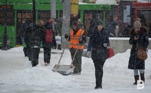 В Казани за прошедшие сутки вывезли 1 415 тонн снега с улиц