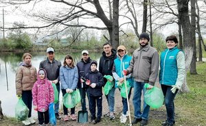 Волонтеры «Нижнекамскнефтехима» убрали мусор на водоемах