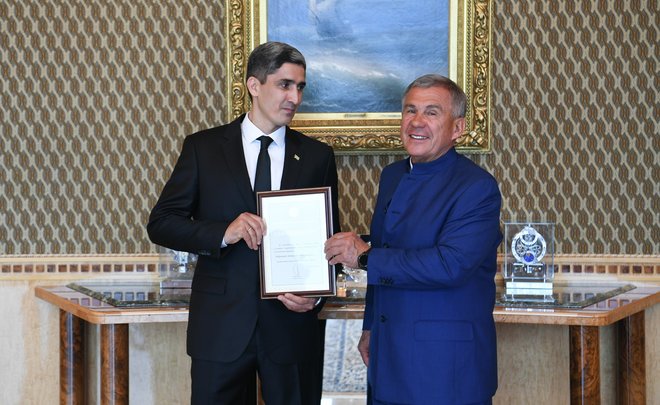 Рустам Минниханов: татарстано-туркменские отношения активно развиваются