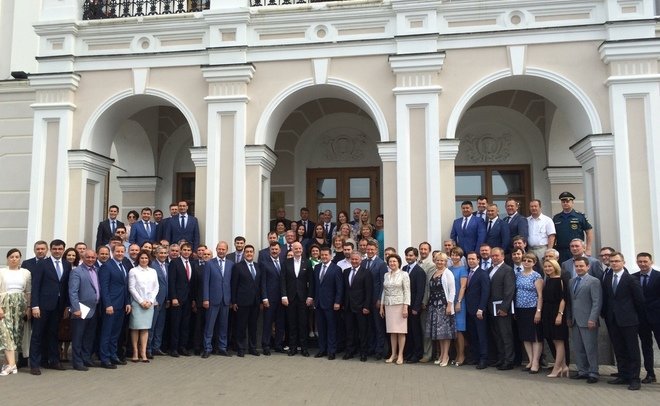 Президент FIFA Джанни Инфантино приехал в мэрию Казани