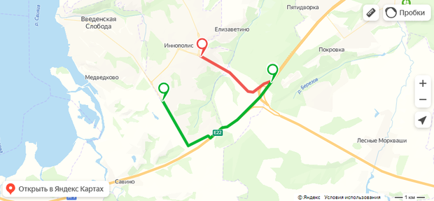 М7 трасса схема в татарстане